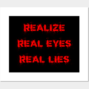 Real Lies Posters and Art